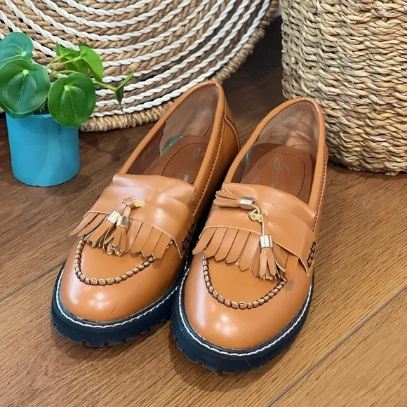 Seven7 Ivy Lug Platform Loafer in Cognac Brown - Picture 7 of 7